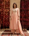 K 1237 By Naisha Mul Chanderi Beads Work Anarkali Suits 